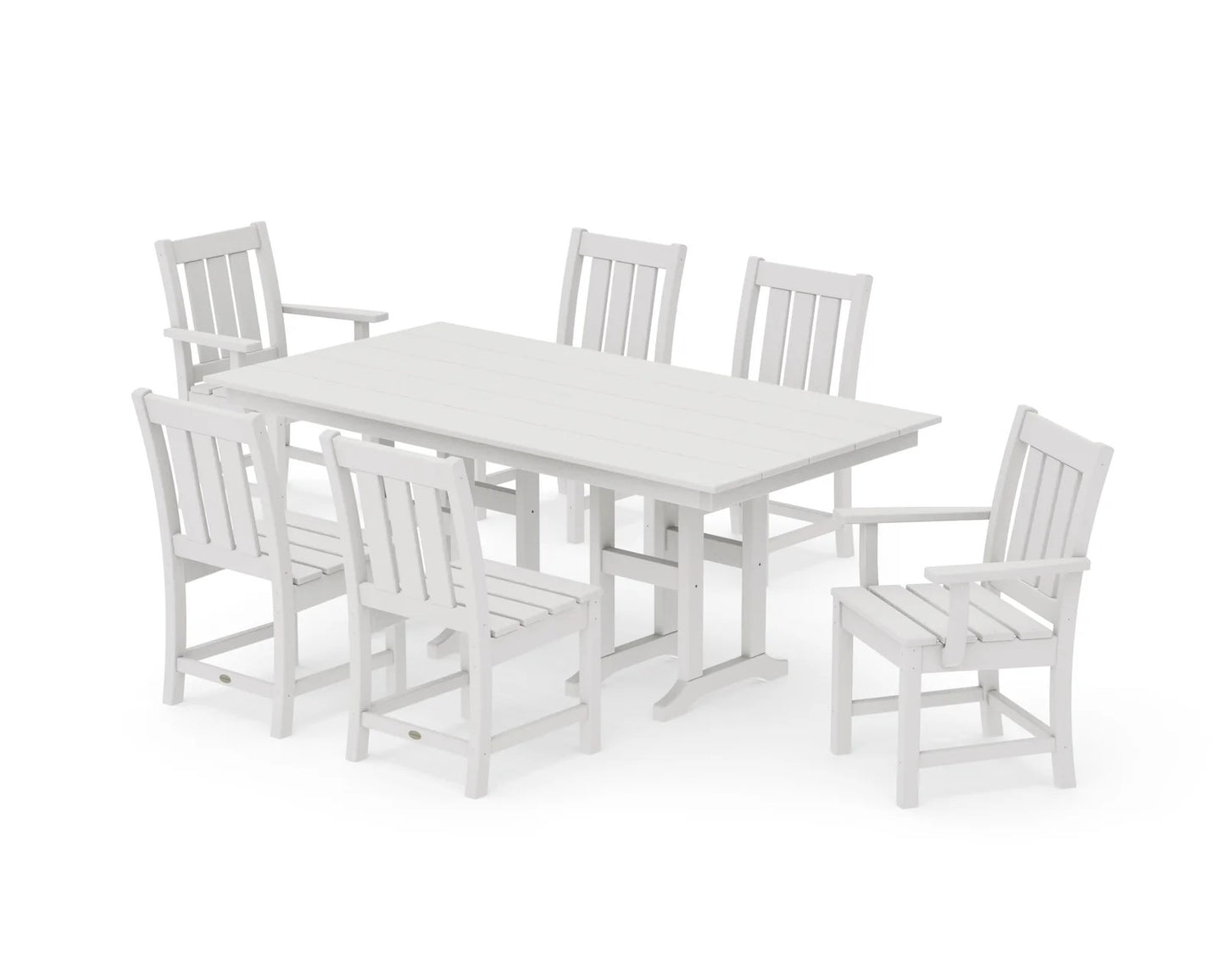 Polywood - Oxford 7-Piece Farmhouse Dining Set - FREE SHIPPING
