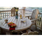 POLYWOOD Vineyard Curve back Adirondack 5-Piece Nautical Trestle Dining Set FREE SHIPPING