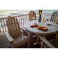 POLYWOOD Vineyard Curve back Adirondack 5-Piece Nautical Trestle Dining Set FREE SHIPPING