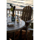 POLYWOOD Vineyard Curve back Adirondack 5-Piece Nautical Trestle Dining Set FREE SHIPPING