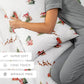 Nostalgic Santa 4-Piece Patterned Sheet Set