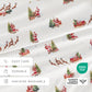 Nostalgic Santa 4-Piece Patterned Sheet Set