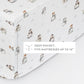 Vintage Snowman 4-Piece Patterned Sheet Set
