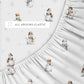 Vintage Snowman 4-Piece Patterned Sheet Set