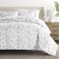 Abstract Garden Patterned Down-Alternative Comforter Set