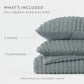 Seersucker Box Textured Down-Alternative Comforter Set