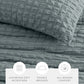 Seersucker Box Textured Down-Alternative Comforter Set