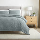 Seersucker Box Textured Down-Alternative Comforter Set