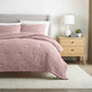 Seersucker Box Textured Down-Alternative Comforter Set