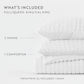 Seersucker Box Textured Down-Alternative Comforter Set