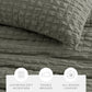 Seersucker Box Textured Down-Alternative Comforter Set