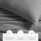 Waffle Textured Down-Alternative Comforter Set