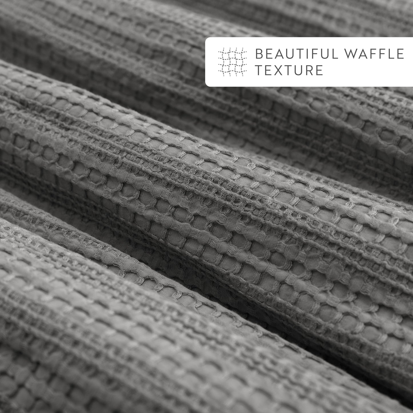 Waffle Textured Down-Alternative Comforter Set