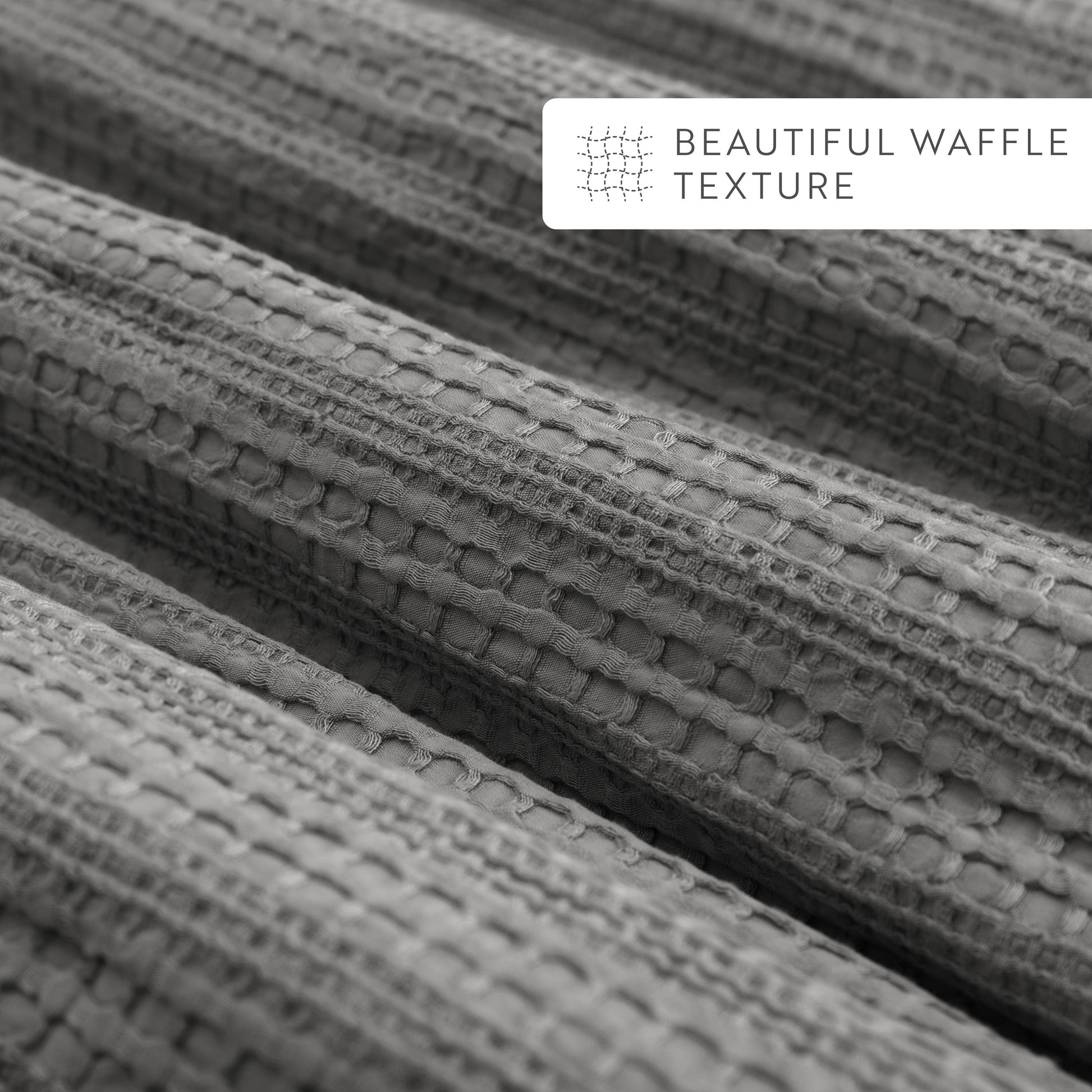 Waffle Textured Down-Alternative Comforter Set