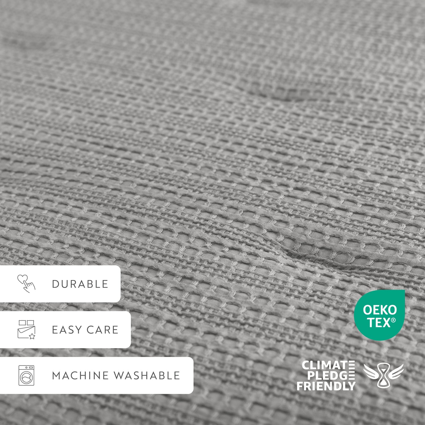 Waffle Textured Down-Alternative Comforter Set