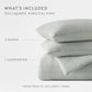 Waffle Textured Down-Alternative Comforter Set