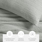 Waffle Textured Down-Alternative Comforter Set