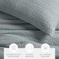 Waffle Textured Down-Alternative Comforter Set