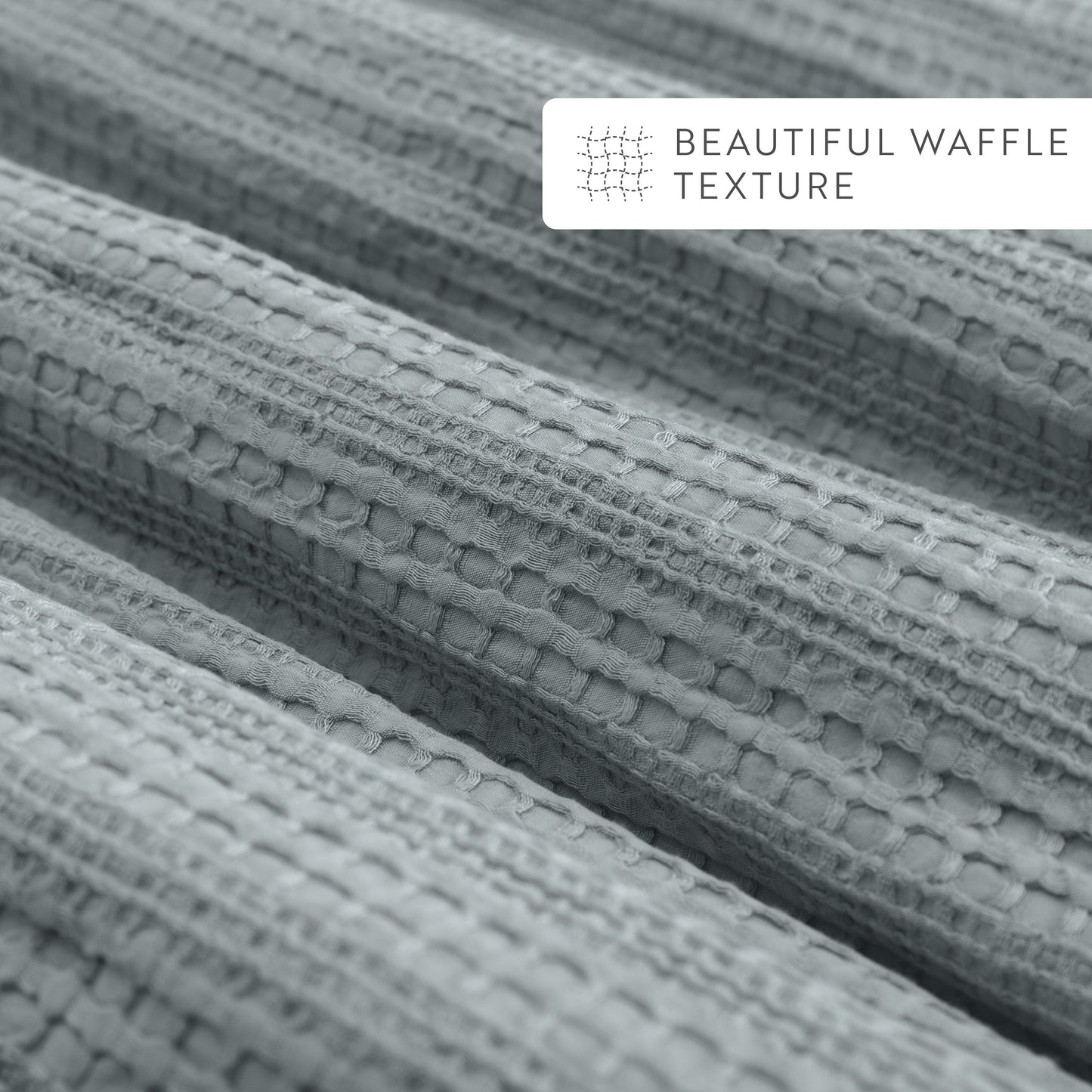 Waffle Textured Down-Alternative Comforter Set