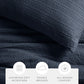 Waffle Textured Down-Alternative Comforter Set