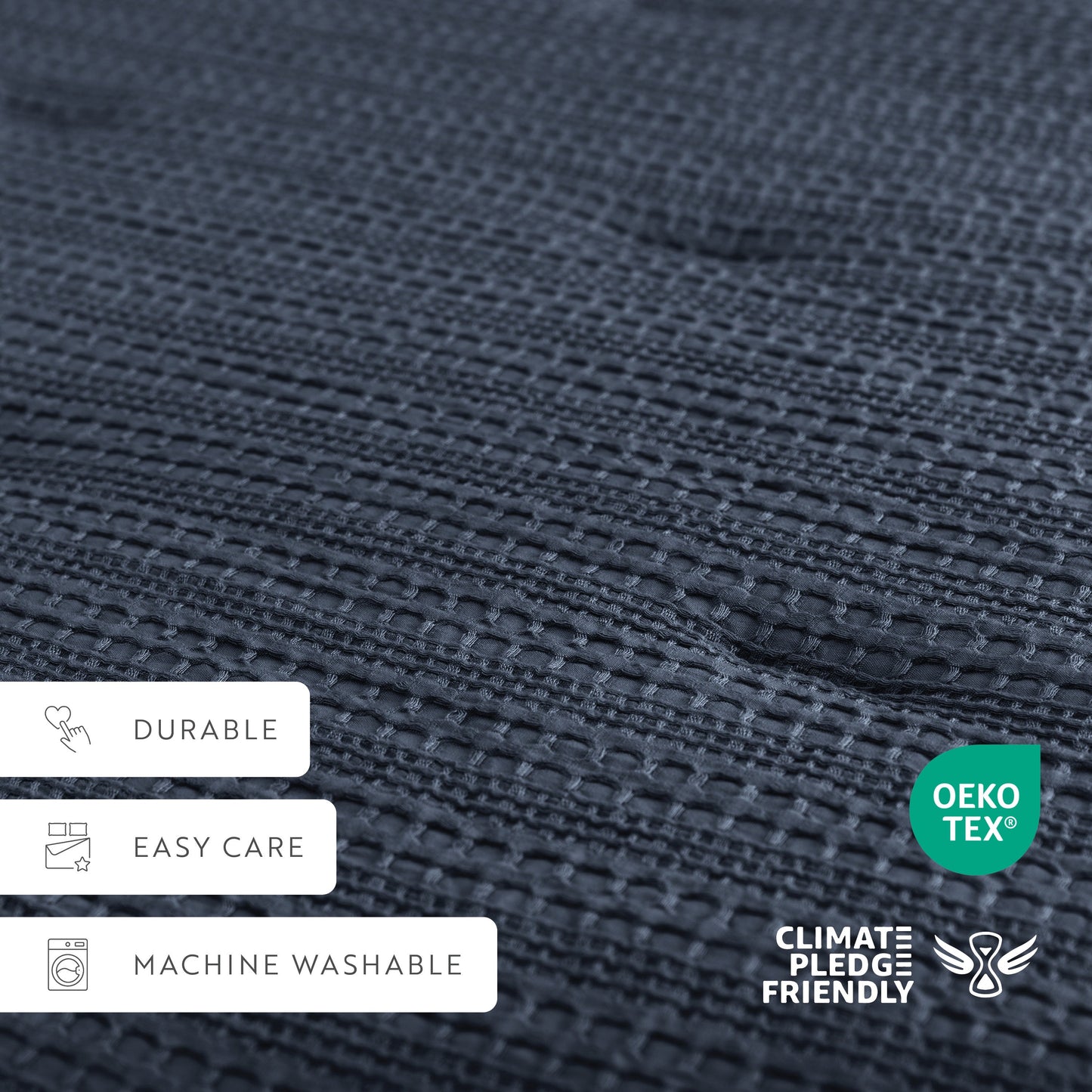 Waffle Textured Down-Alternative Comforter Set