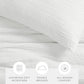 Waffle Textured Down-Alternative Comforter Set
