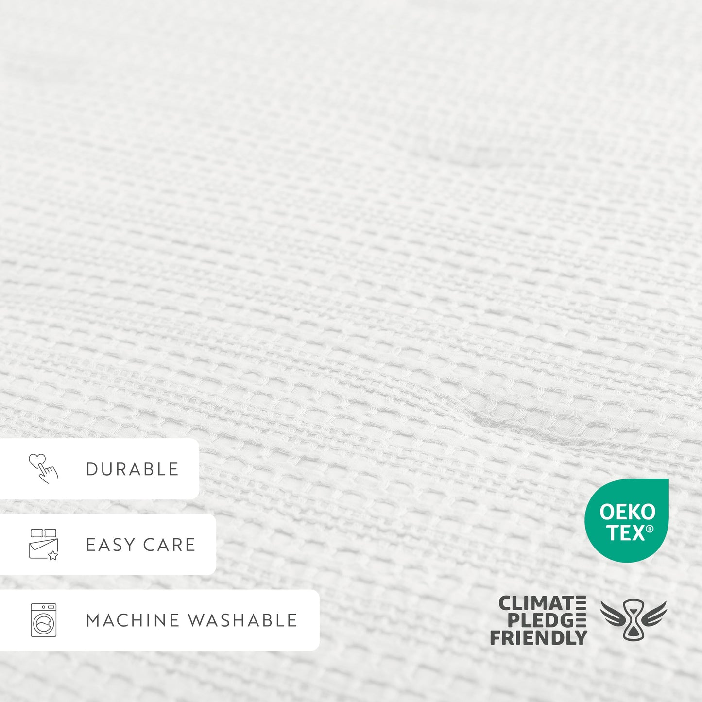 Waffle Textured Down-Alternative Comforter Set