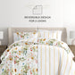 Chintz Floral Stripe Reversible Patterned Down-Alternative Comforter Set