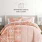 Daisy Medallion Reversible Patterned Down-Alternative Comforter Set