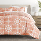 Daisy Medallion Reversible Patterned Down-Alternative Comforter Set