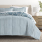 Daisy Medallion Reversible Patterned Down-Alternative Comforter Set