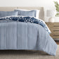 Daisy Medallion Reversible Patterned Down-Alternative Comforter Set