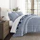 Daisy Medallion Reversible Patterned Down-Alternative Comforter Set