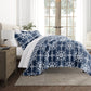 Daisy Medallion Reversible Patterned Down-Alternative Comforter Set