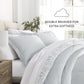 English Countryside Reversible Patterned Down-Alternative Comforter Set