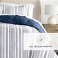 Farmhouse Dreams Reversible Patterned Down-Alternative Comforter Set