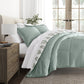 Folk Leaves Reversible Patterned Down-Alternative Comforter Set