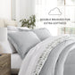 Moonlight Stars Reversible Patterned Down-Alternative Comforter Set