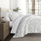 Moonlight Stars Reversible Patterned Down-Alternative Comforter Set