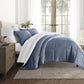 Stitched Stripe Reversible Patterned Down-Alternative Comforter Set