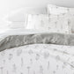Botany Floral Patterned Reversible Duvet Cover Set