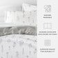 Botany Floral Patterned Reversible Duvet Cover Set