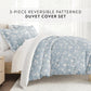 Country Home Patterned Reversible Duvet Cover Set