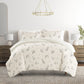 Delicate Floral Patterned Reversible Duvet Cover Set