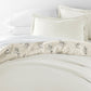 Delicate Floral Patterned Reversible Duvet Cover Set