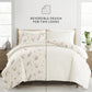 Delicate Floral Patterned Reversible Duvet Cover Set
