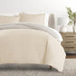 Gingham Check Patterned Reversible Duvet Cover Set