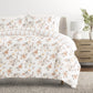 Sunset Garden Patterned Reversible Duvet Cover Set