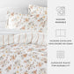 Sunset Garden Patterned Reversible Duvet Cover Set
