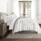 Chevron Sleep Patterned Reversible Duvet Cover Set